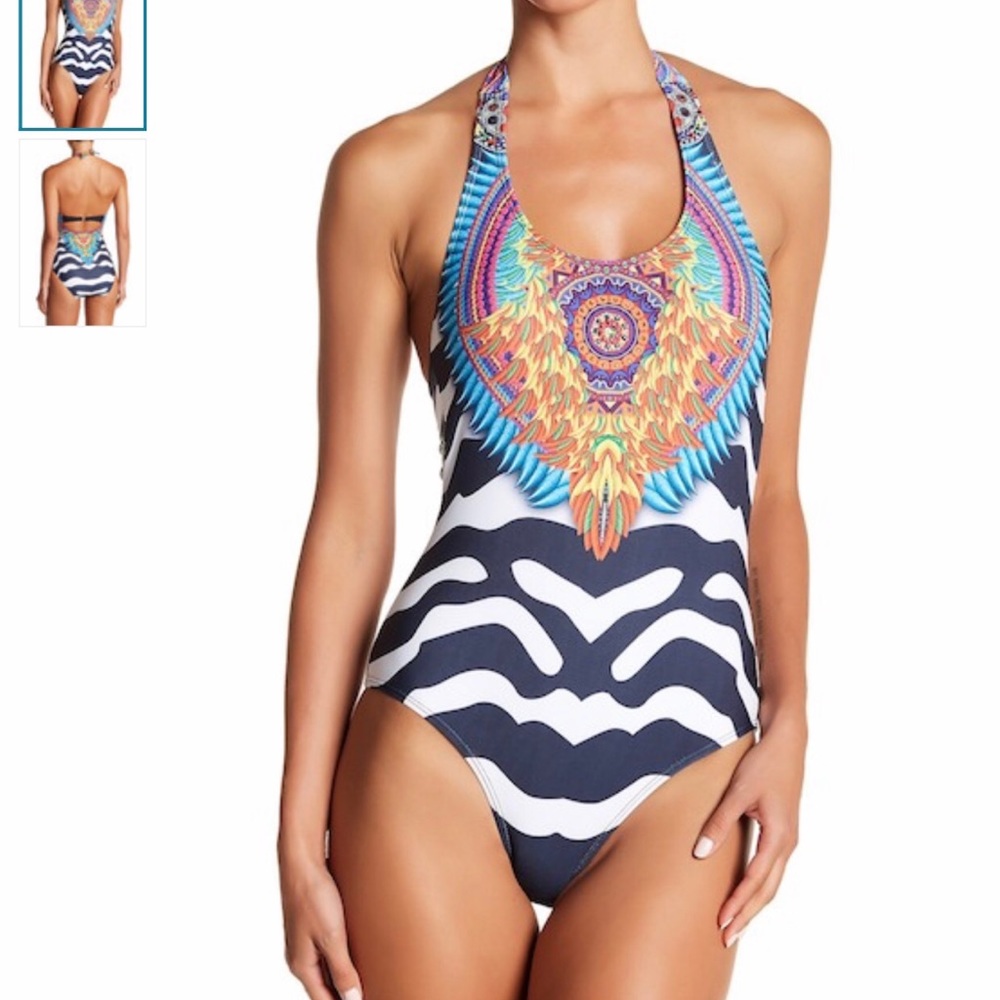 NWT La Moda Embellished Swimsuit